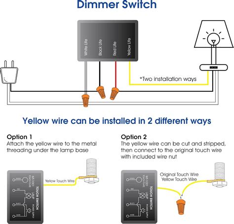 Buy Zeifun Touch Lamp Switch 2 Pack, Touch Lamp Control Module for ...