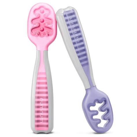 NumNum Pre-Spoon Gootensils | Baby Spoon Set (Stage One + Stage Two ...