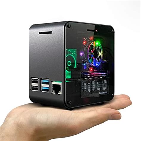 Amazon.in: Buy ElectroCookie Raspberry Pi 4 Case, Aluminum Mini Tower ...