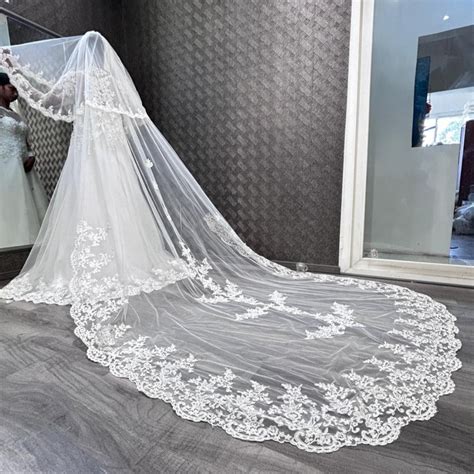 GownLink's 4 Meters Long Bridal Veil Cathedral Christian & Catholic We