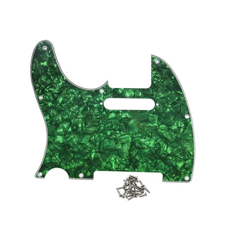 FLEOR Left Handed Pickguard Guitar Pick Guard Plate with Screws Fit USA ...