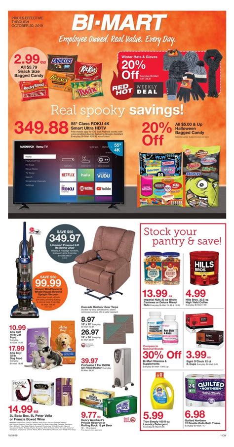 Bi Mart Weekly Ad Oct 24- Oct 30, 2019