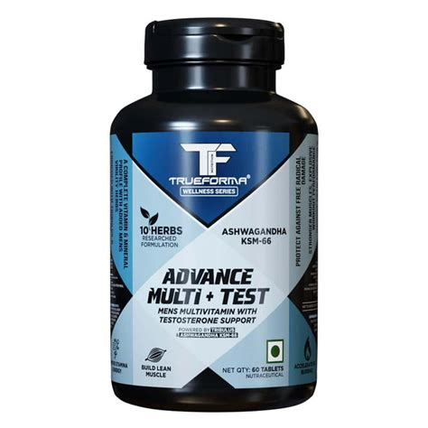 Trueforma® Advance Multi + Test – Men's Daily Multivitamin for Energy,