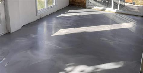 Epoxy over tile for a modern, designer concrete look - B-Protek
