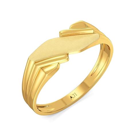 Buy Joyalukkas 22 k (916) Mature Macho Bold Gold Rings at Amazon.in