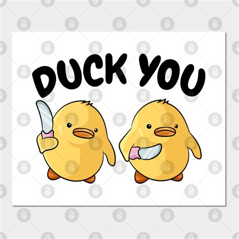 duck with knife by art-shopping | Duck drawing, Duck art, Duck
