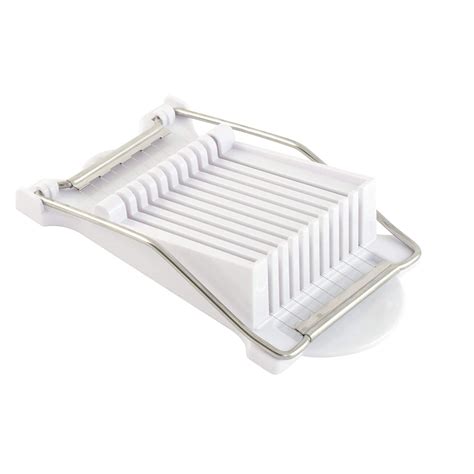 HIC Kitchen Luncheon Meat Slicer, Stainless Steel Wires, Cuts 9 Slices ...