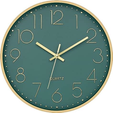 Buy Rylan Wall Clock 12" Silent Quartz Decorative Latest Wall Clock Non ...
