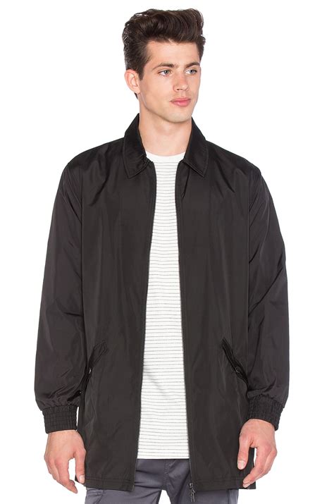 I Love Ugly Longline Coaches Jacket in Black | REVOLVE