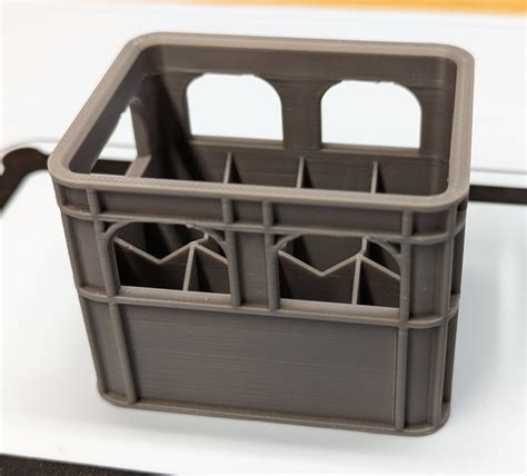 Battery beer crate with additional cut-outs to make it easier to insert the batteries. von ...