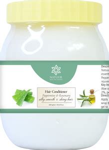 NATUUR Aloe Vera Hair Conditioner (Peppermint & Rosemary) silky smooth ...