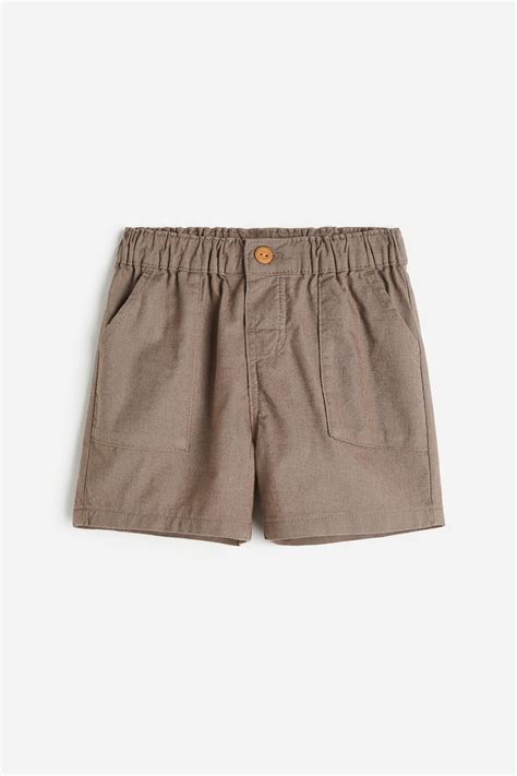 Cotton shorts - Beige - Kids | H&M IN