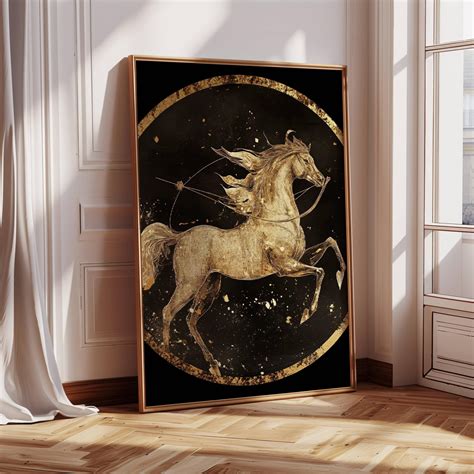 Sagittarius Zodiac Astrology Art Print | Fire Star Sign | December ...