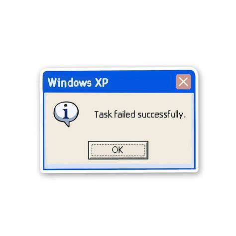 Buy Task Failed Successfully Sticker Online | Premium Waterproof Vinyl ...