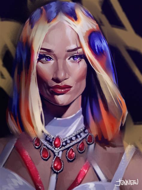 Mercedes Mone AKA Sasha Banks Fan Art by JunneauR on DeviantArt