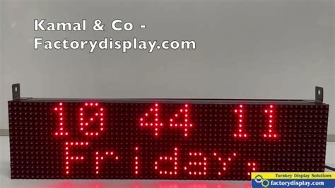 LED Digital Clocks - LED NTP Digital Clock Manufacturer from Chennai