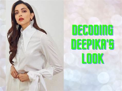 Deepika Padukone's all-white formal outfit is apt for those who wish to ...