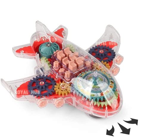 Transparent Plane Aero Plane Bump and Go | LO2263– KidsROAR