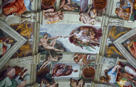 Michelangelo S Painting On The Ceiling Of Sistine Chapel Was Executed In A Process Called ...