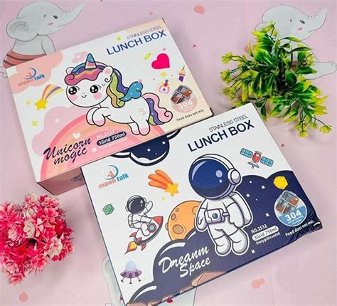 Buy Kiaraz Lunch Box // Unicorn Stainless Steel Lunch Box // Unicorn ...