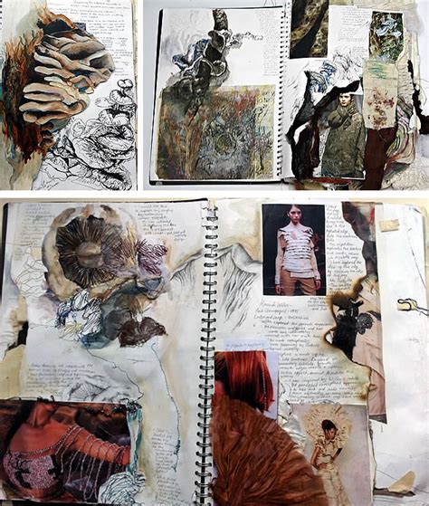Textiles Sketchbook Examples 的图像结果