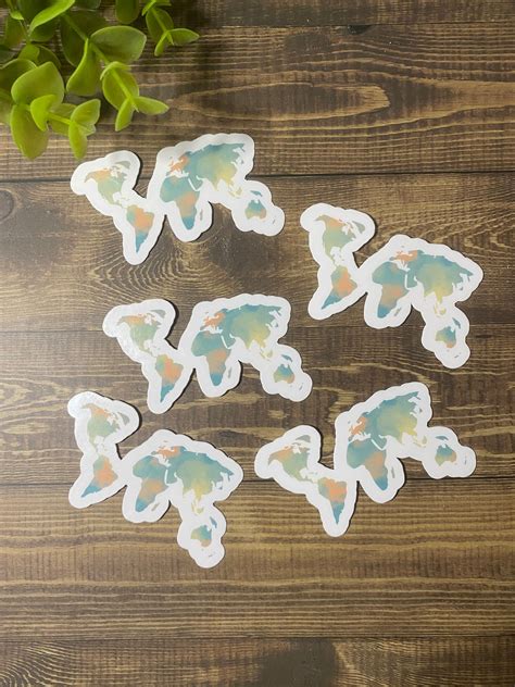 Image result for World Map Sticker