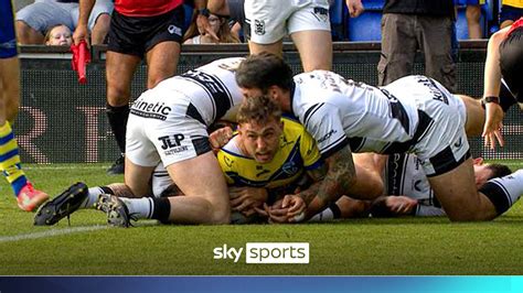 Sam Powell powers through to extend Warrington Wolves' lead against ...