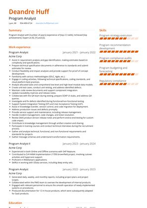 Image result for Program Analyst