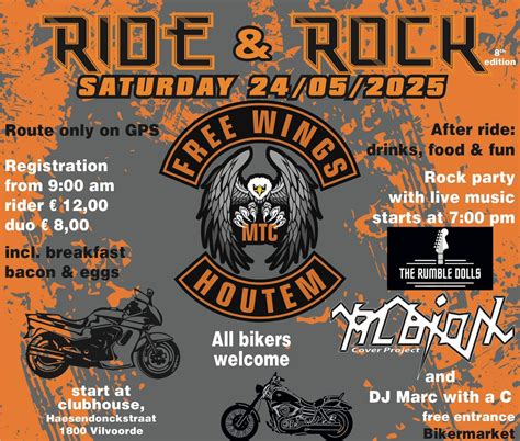 MTC Free Wings Ride & Rock 2025, Haesendonckstraat, Houtem, Belgium ...