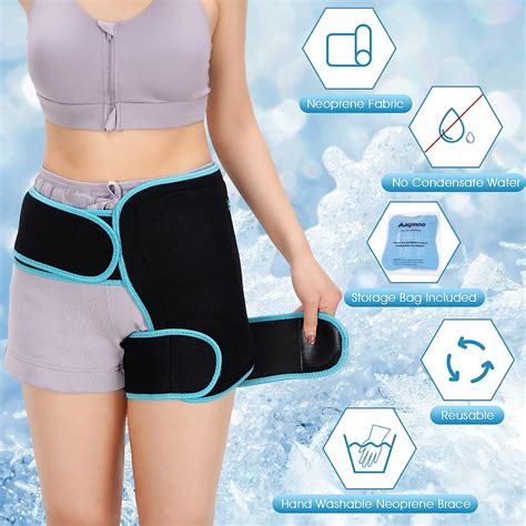 Buy Hip Brace with Hot Cold Pack for Injuries Reusable, Hip Ice Pack ...