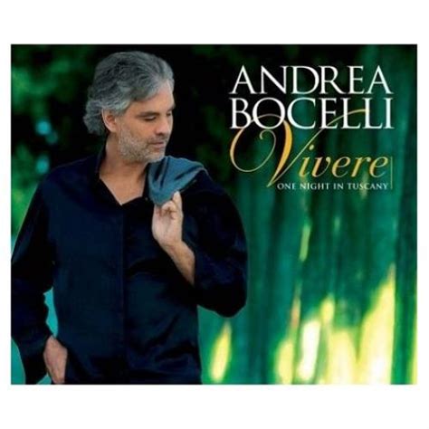 Andrea Bocelli Vivere - Live In Tuscany UK Cd/Dvd Set 1758402 Vivere ...