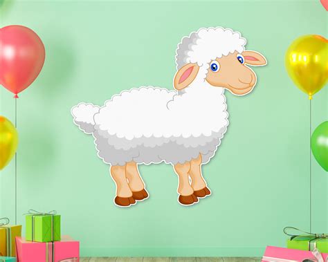 Farm Theme Goat Cutout | Personalized Birthday Party Supplies for Kids ...
