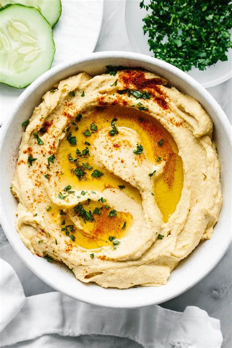 The Best Hummus (Made in 3 Minutes) | Downshiftology | Best hummus recipe, Classic hummus recipe ...
