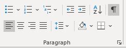 Image result for Word Paragraph View Symbols