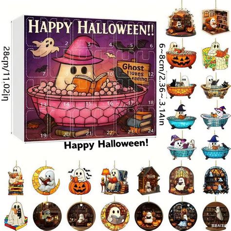 Buy 2025 New Models Halloween Calendar Countdown Ornament Days Till ...