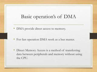 Direct memory access Basics 的图像结果