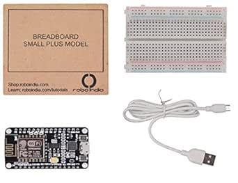 Robo India NodeMCU Amica WiFi Development Board Kit : Amazon.in ...