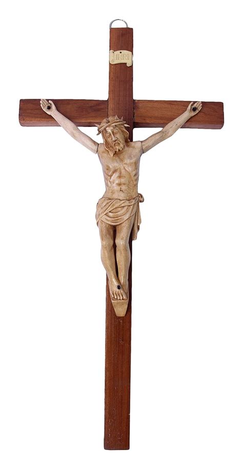 Yesu Kristhu Church Works Wood Jesus Wall Hanging (1 cm x 1 cm x 6 cm ...
