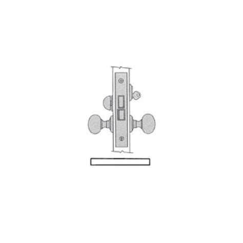 Baldwin Entry Storeroom Handlesets Antique Brass 6010.050.RR | Zoro