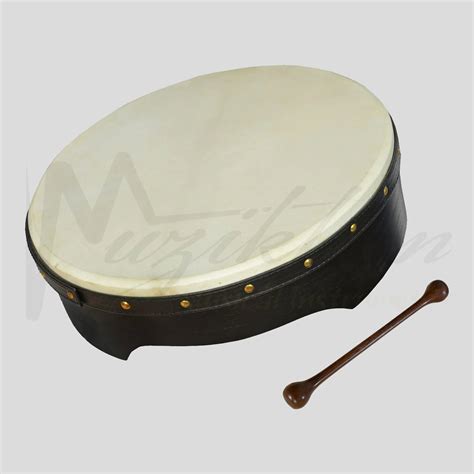 12 X 3.5 Heartland Black Bodhran Pretuned T-Bar – Muzikkon