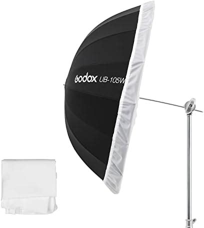 Godox UB-105W 41in 105cm Parabolic Black White Reflective Umbrella ...