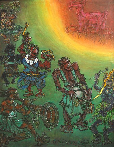 Buy Painting Kerala Folk Form 1 Artwork No 289 by Indian Artist Sekar ...