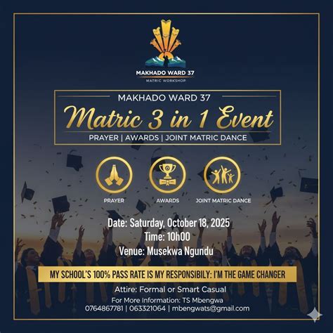 MAKHADO WARD 37 MATRIC 3 IN 1 EVENT, Ha-musekwa ngundu, Beitbridge, 18 ...