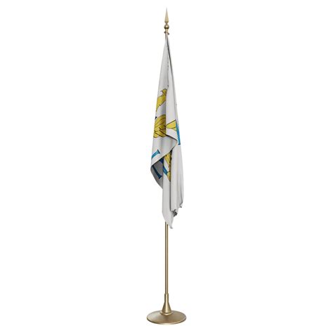 United States Virgin Islands Flag With Metal Stand, United States ...