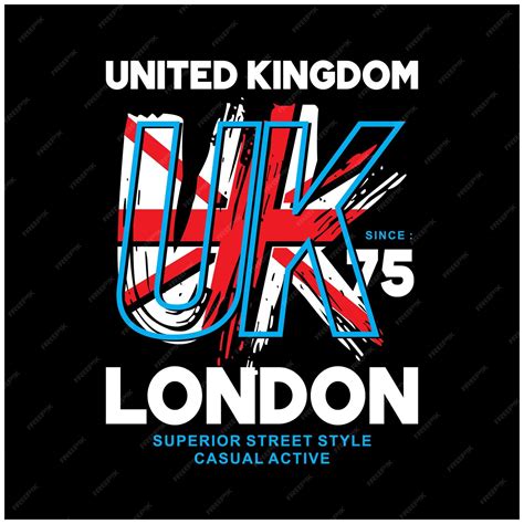 United kingdom london graphics for typography premium vector | Premium ...