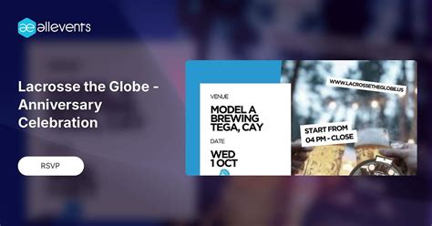 Lacrosse the Globe - Anniversary Celebration, 1175 stonecrest blvd ...