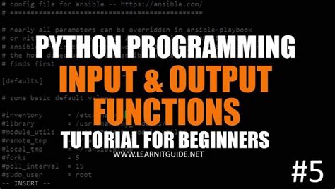 Input and Output Functions in Python 的图像结果