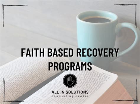 Image result for Faith-Based Addiction Recovery Programs