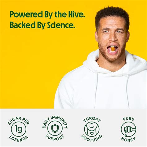 Beekeepers Naturals B.Soothed Honey Cough Drops - Immune Support with ...