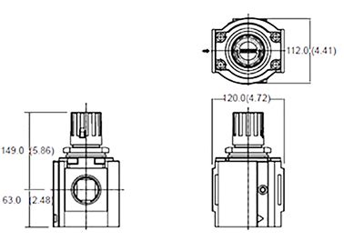 Air Pressure Regulator SR70